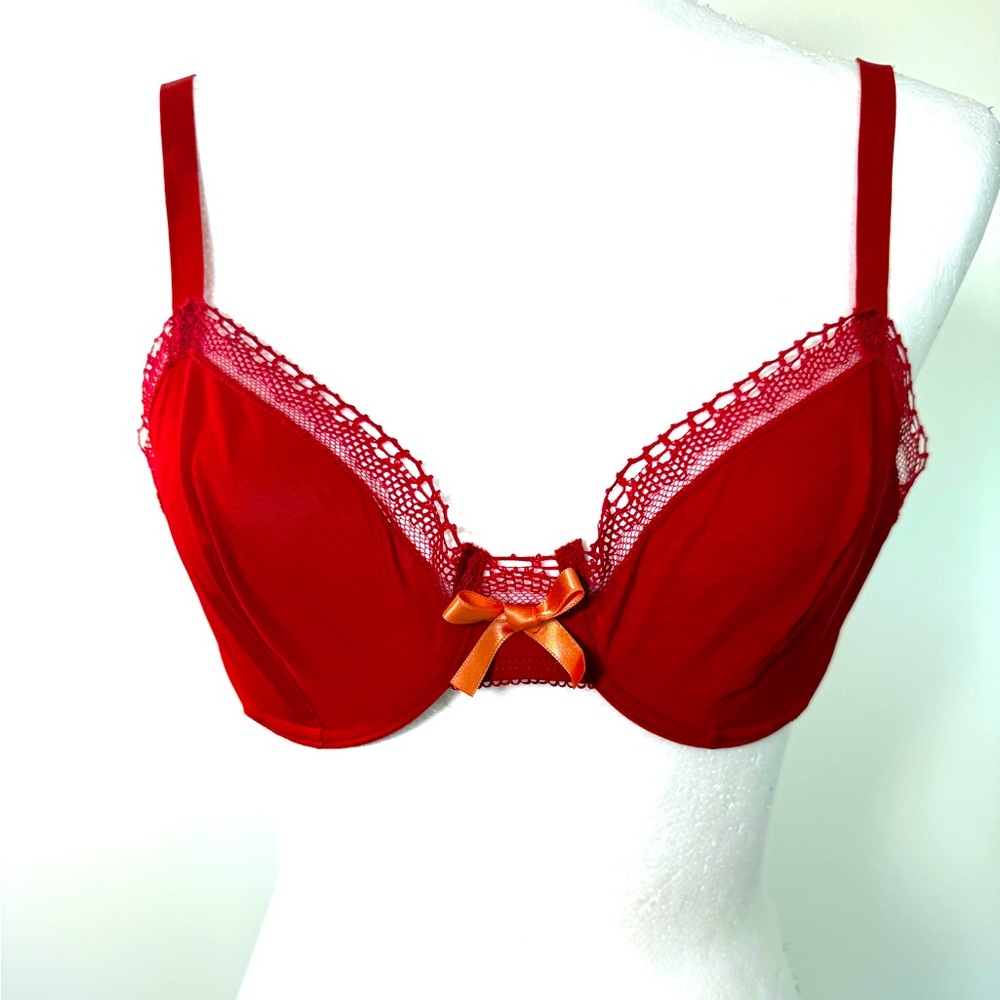 ERES Red Lace Bra 32D